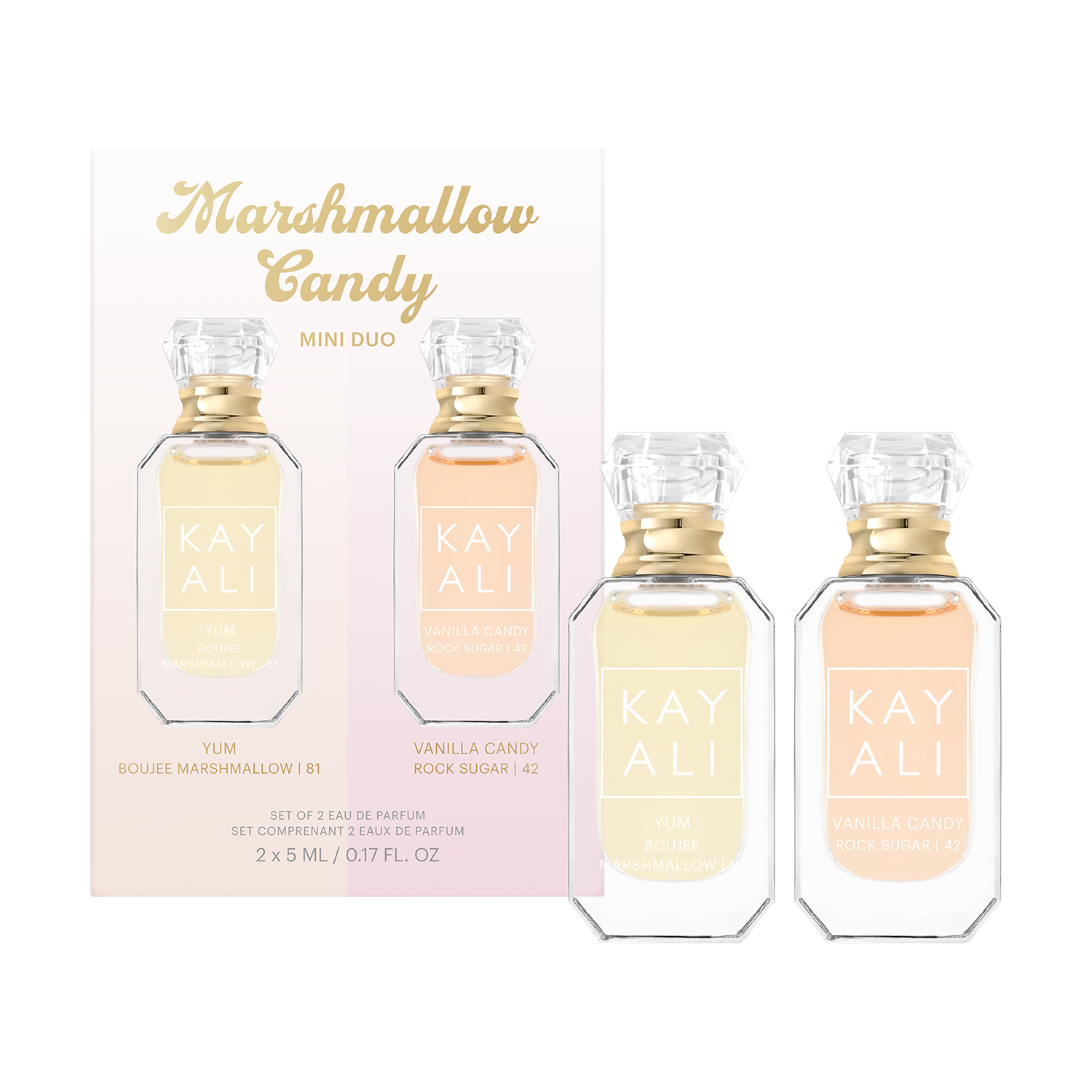 KAYALI Marshmallow Candy Mini Duo (2x5ml) | Travel Perfume Set