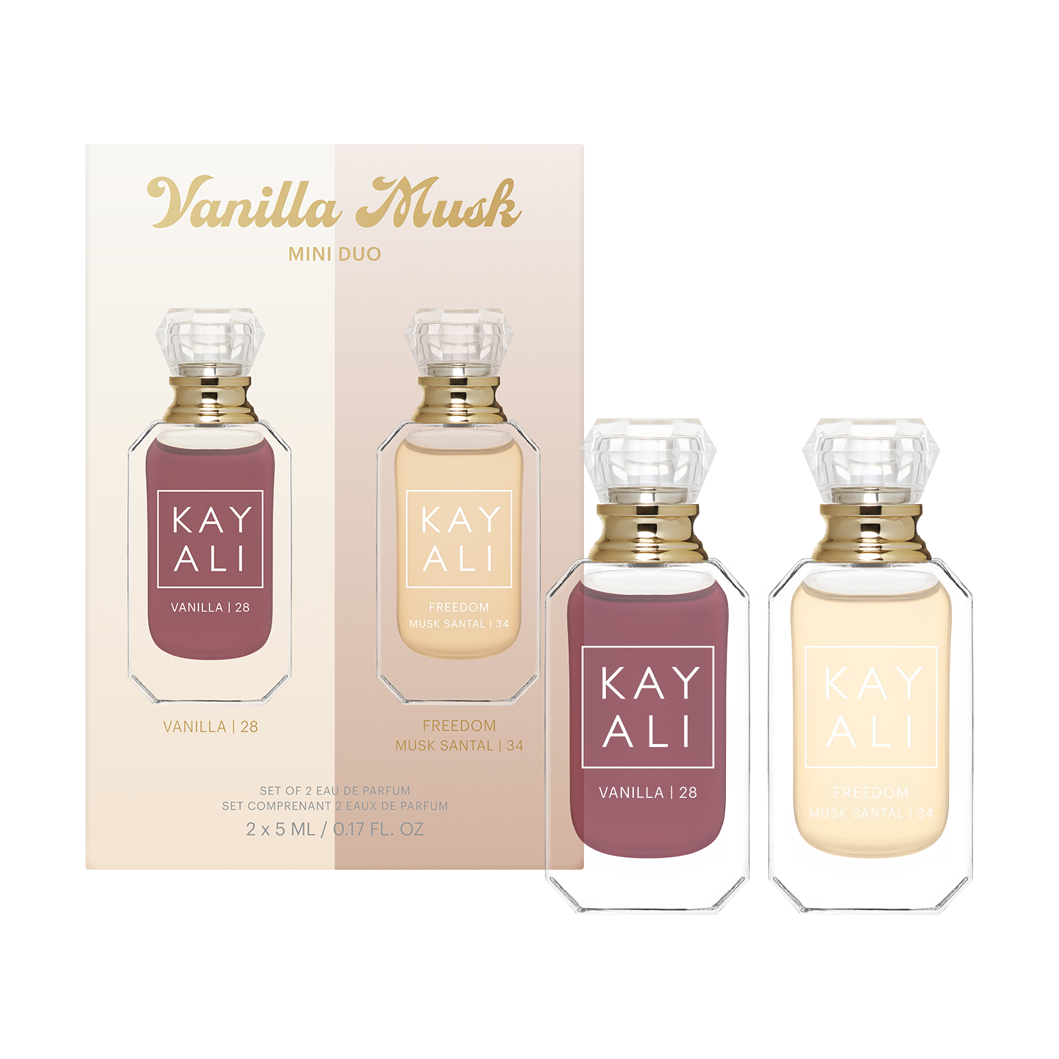 KAYALI Vanilla Musk Mini Duo (2x5ml) | Travel Perfume Set – KAYALI US
