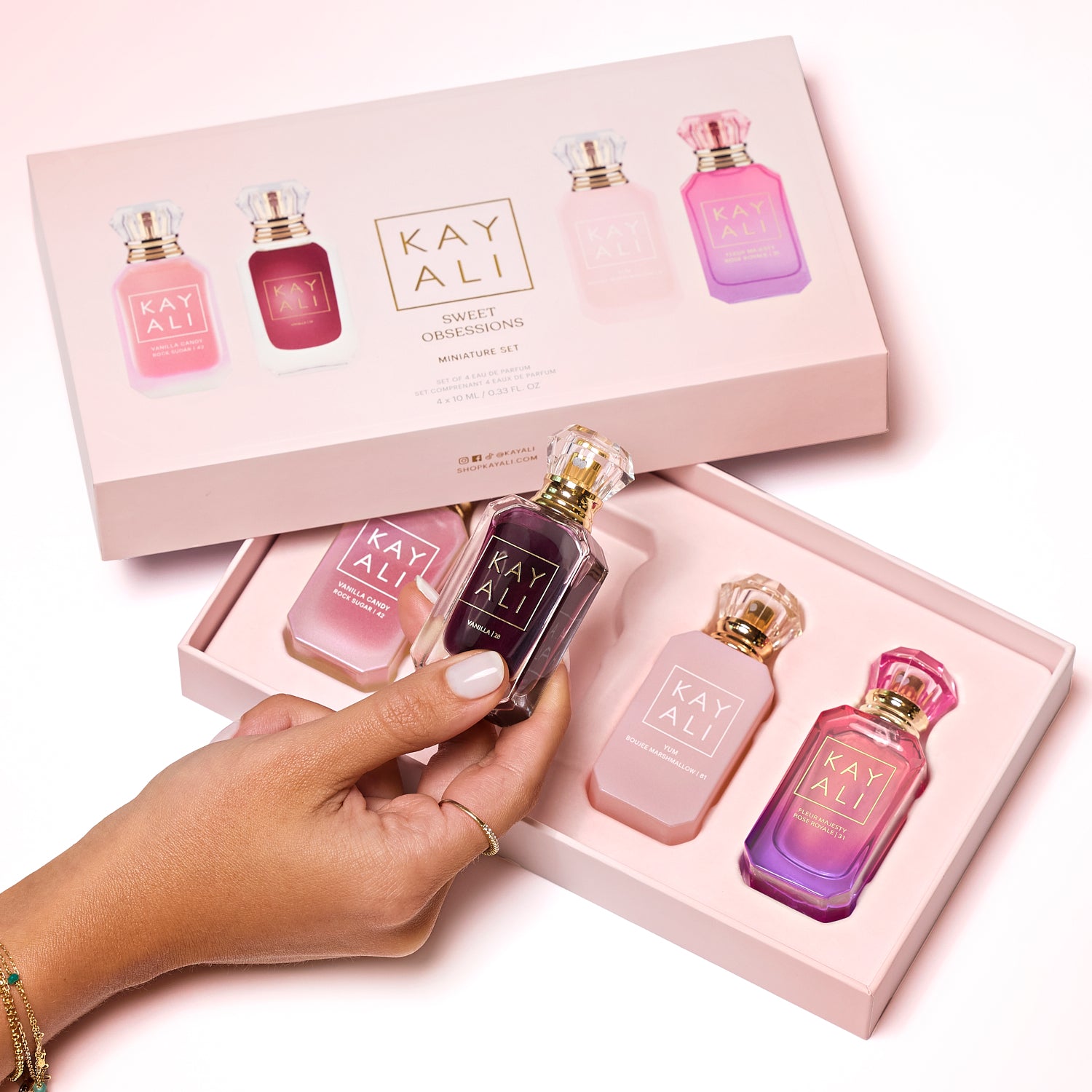 KAYALI Sweet Obsession Miniature Set | 4x10ml Travel Set – KAYALI US