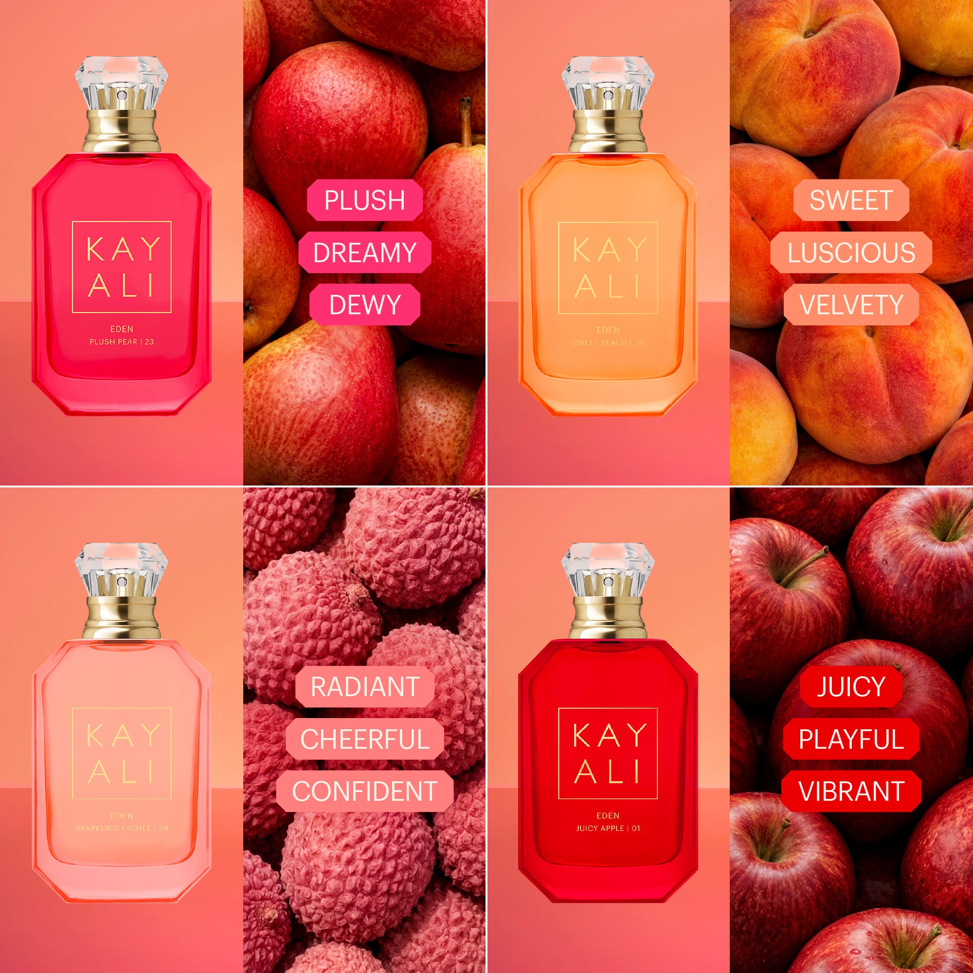 KAYALI Eden Obsessions Miniature Set – Fruity Floral Perfume Gift KAYALI Eden Obsessions Miniature Set – Fruity Floral Perfume Gift