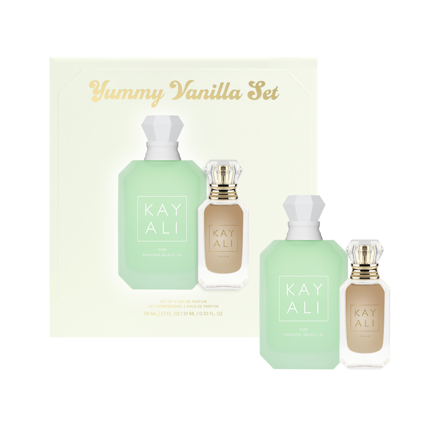 KAYALI Yummy Vanilla Set - Gourmand Layering Duo – KAYALI US