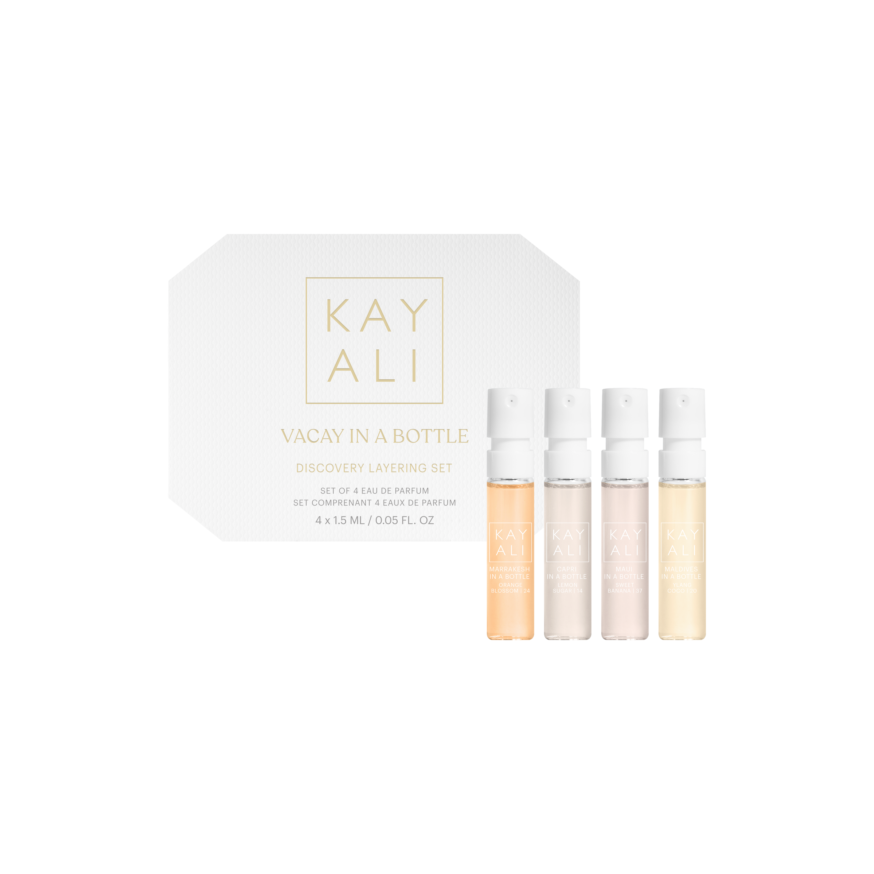 KAYALI Vacay in a Bottle Miniature Set - Exotic Scent Collection