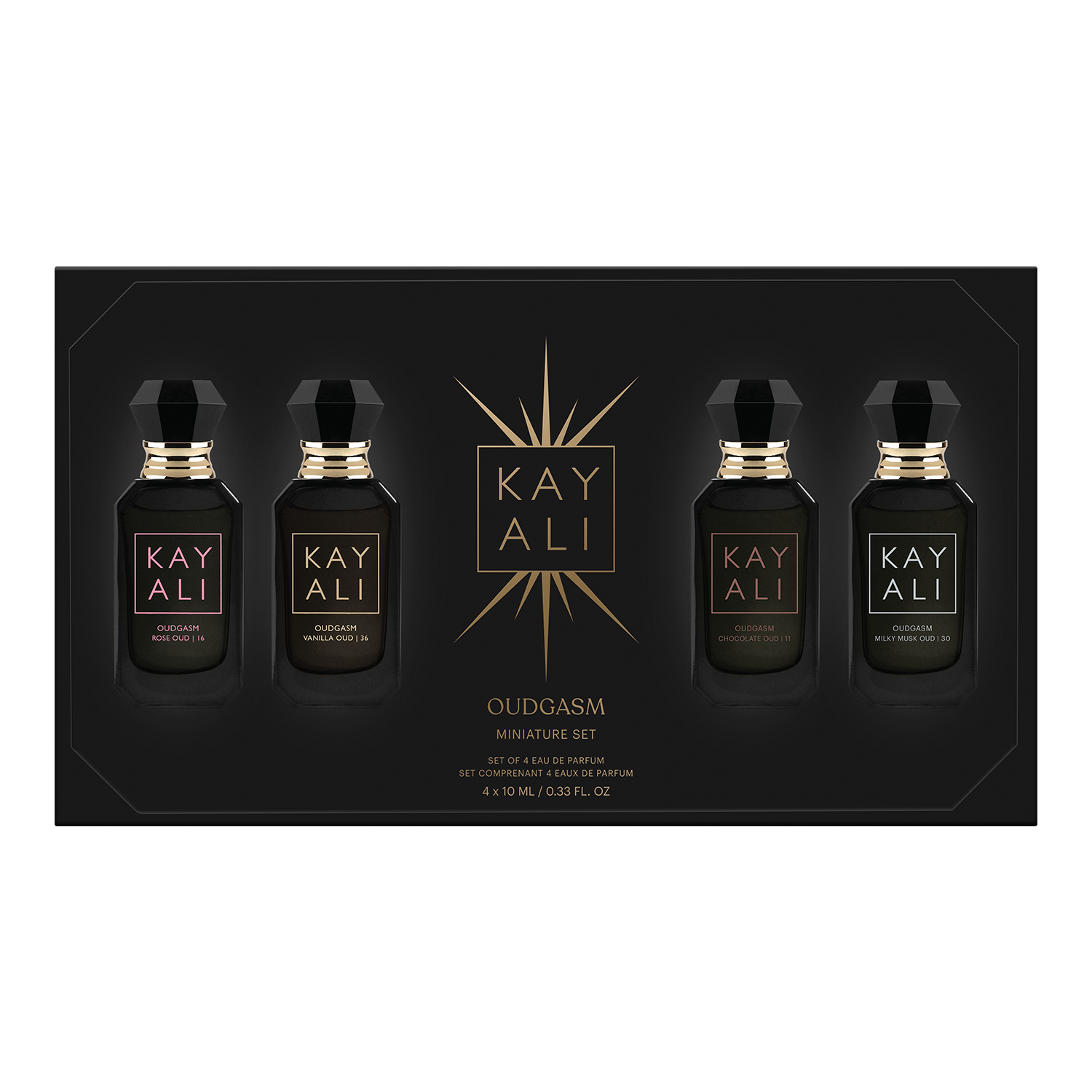 KAYALI Oudgasm Miniature Set | 4x10ml Oud Perfume Set – KAYALI US