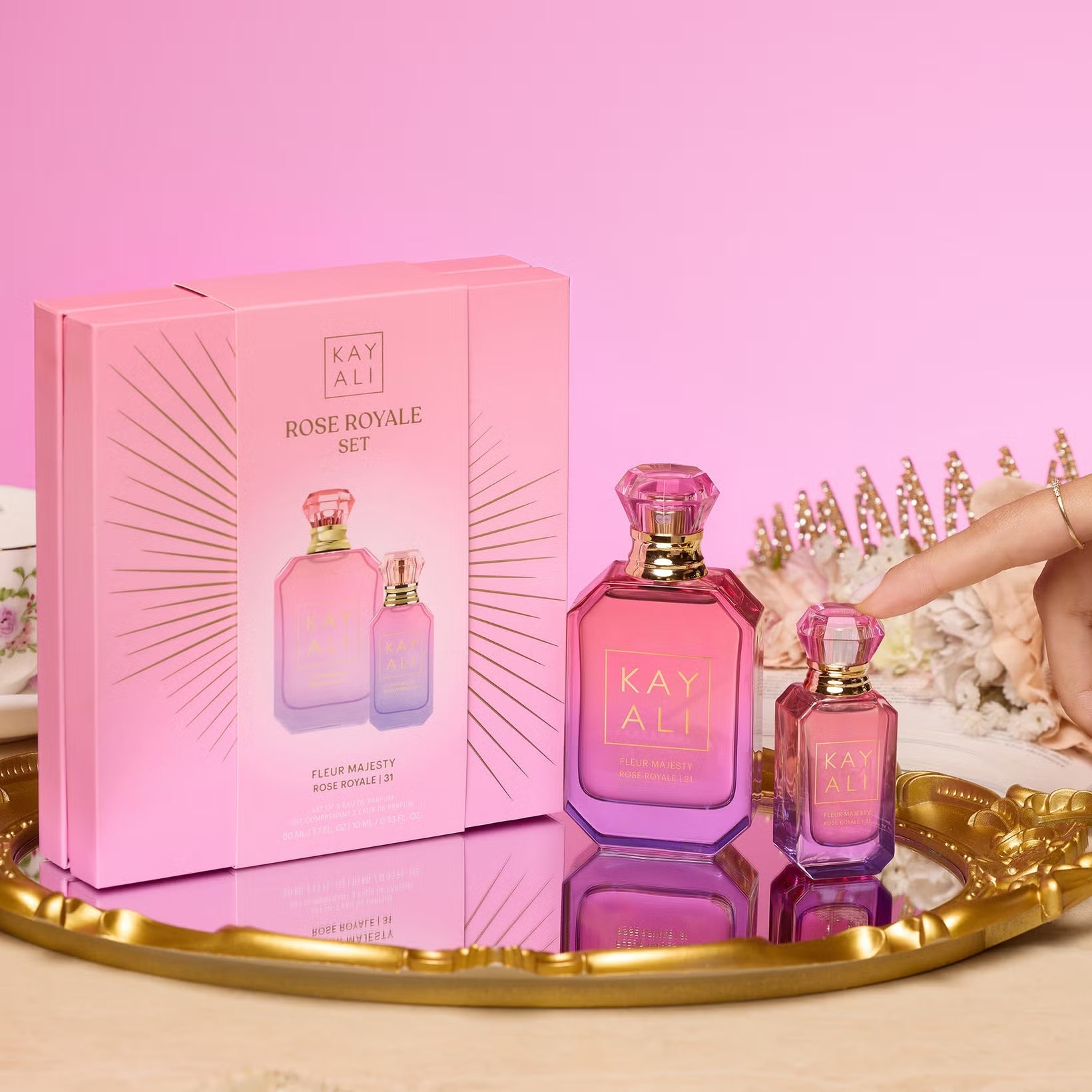 KAYALI Fleur Majesty Duo (50ml + 10ml) | Perfume Set – KAYALI US