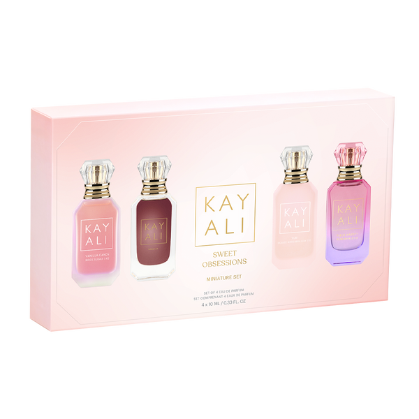 Sweet Obsession Miniature Set | 4x10ml Travel Set | KAYALI – KAYALI US Sweet Obsession Miniature Set | 4x10ml Travel Set | KAYALI – KAYALI US